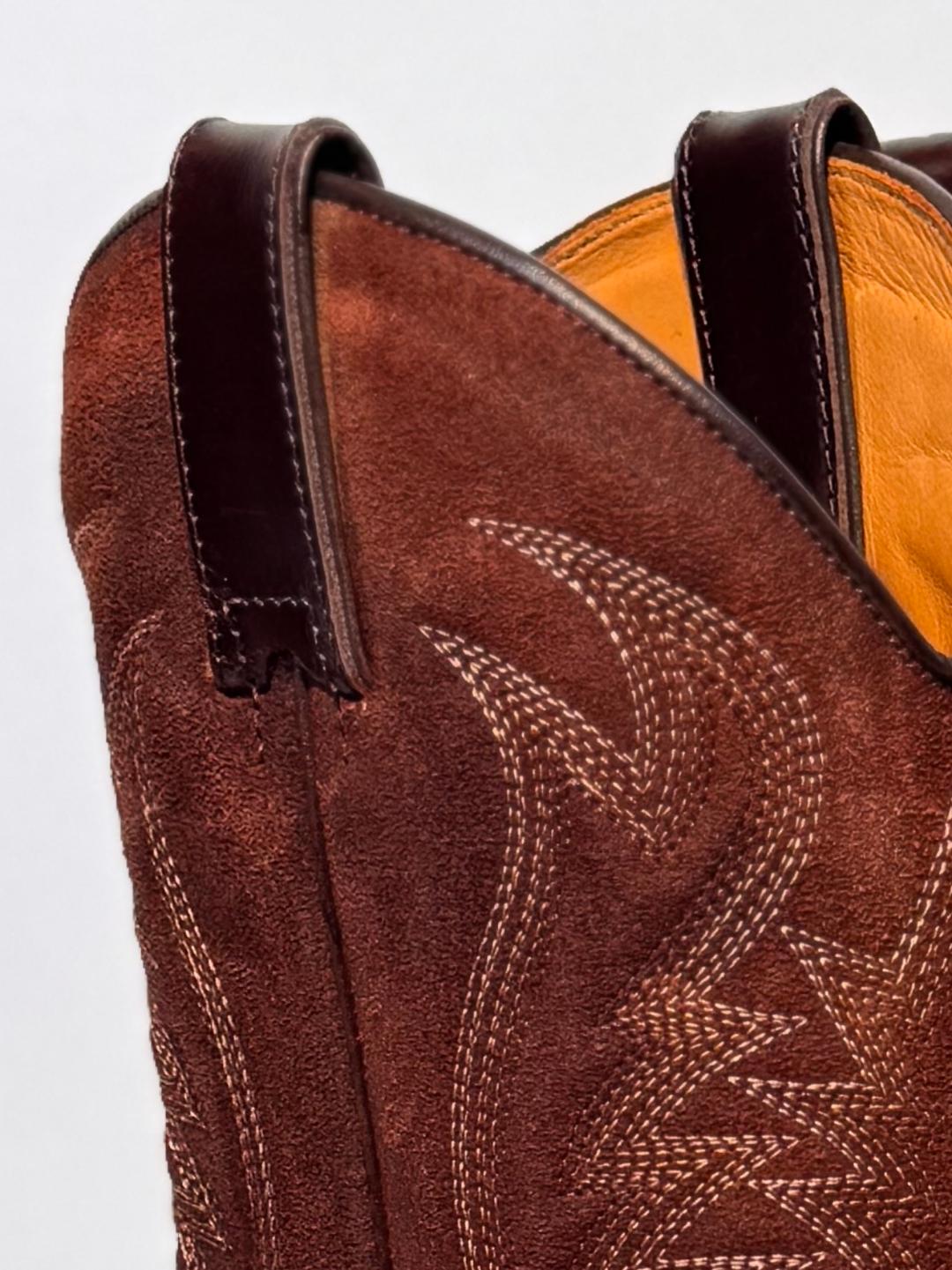 No.1 chestnut med farvet skaft, så det matcher foden.